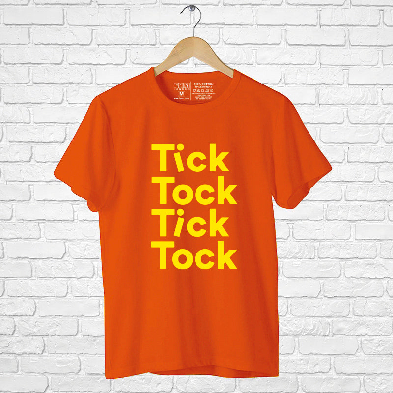 "TICK TOCK", Boyfriend Women T-shirt - FHMax.com