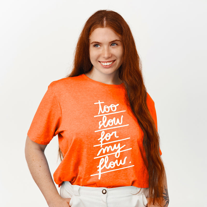 "TOO SLOW FOR MY FLOW", Boyfriend Women T-shirt - FHMax.com