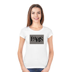 "PARIS", Women Half Sleeve T-shirt - FHMax.com