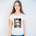 "EYES", Women Half Sleeve T-shirt - FHMax.com