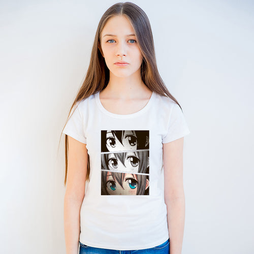 "EYES", Women Half Sleeve T-shirt - FHMax.com