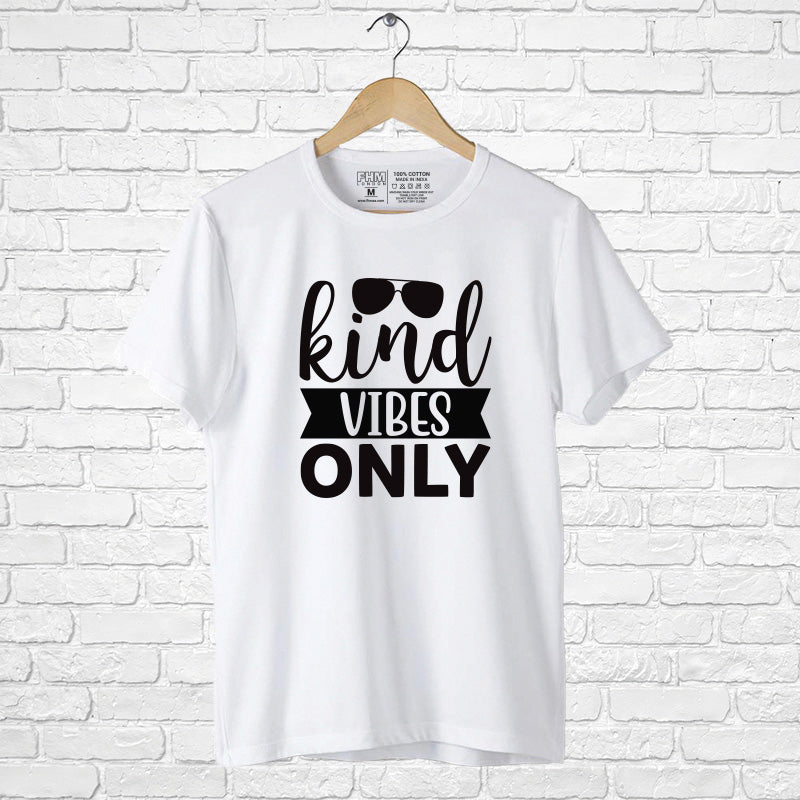 "KIND VIBES ONLY", Boyfriend Women T-shirt - FHMax.com