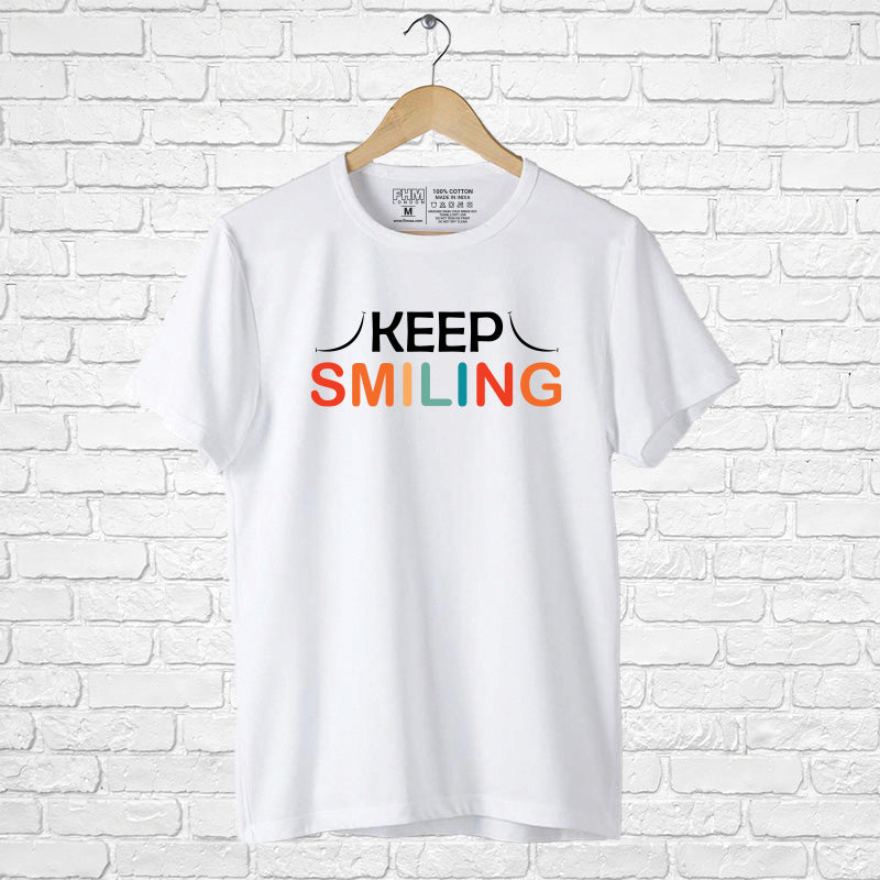 "KEEP SMILING", Boyfriend Women T-shirt - FHMax.com