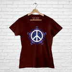 "PEACE", Women Half Sleeve T-shirt - FHMax.com