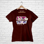 "TOKYO", Women Half Sleeve T-shirt - FHMax.com
