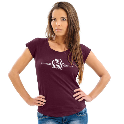 "NO LIMITS", Women Half Sleeve T-shirt - FHMax.com
