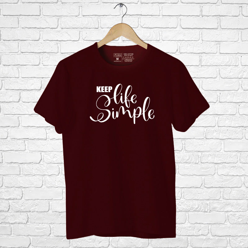 "KEEP LIFE SIMPLE", Boyfriend Women T-shirt - FHMax.com