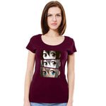 "EYES", Women Half Sleeve T-shirt - FHMax.com