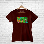 "COLORFUL ILLUSION", Women Half Sleeve T-shirt - FHMax.com