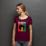 "QUEEN", Women Half Sleeve T-shirt - FHMax.com