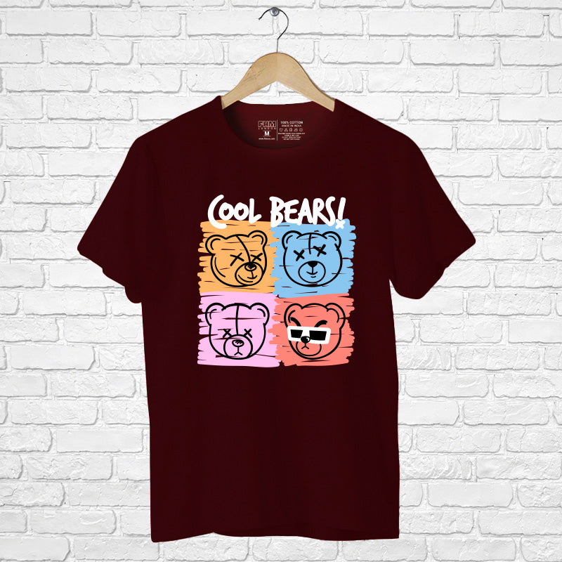 "COOL BEARS", Men's Half Sleeve T-shirt - FHMax.com