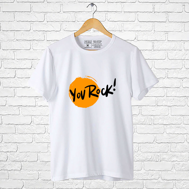 "YOU ROCK", Boyfriend Women T-shirt - FHMax.com