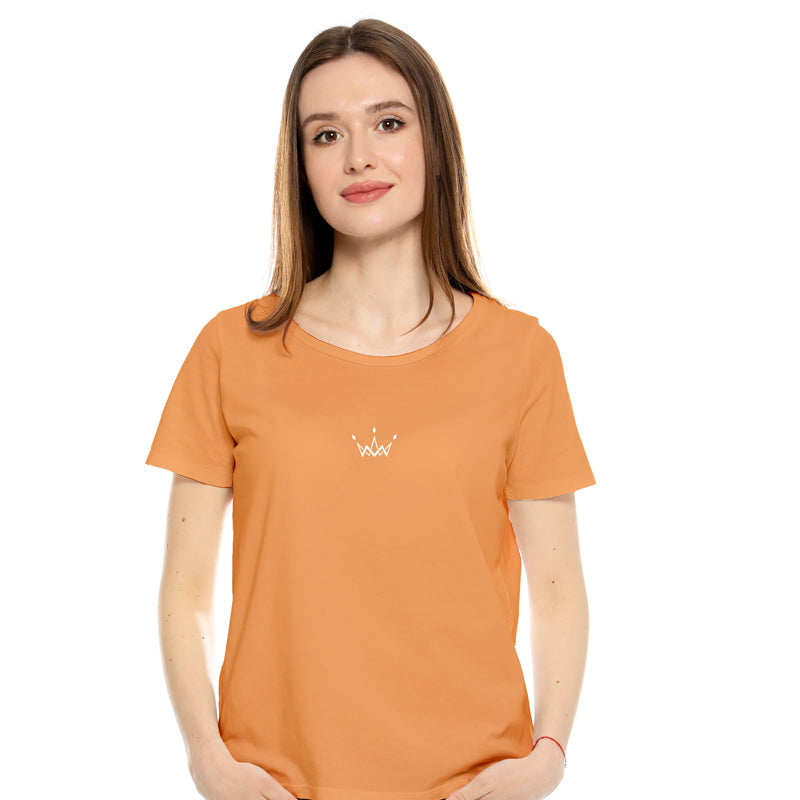 "CROWN", Women Half Sleeve T-shirt - FHMax.com