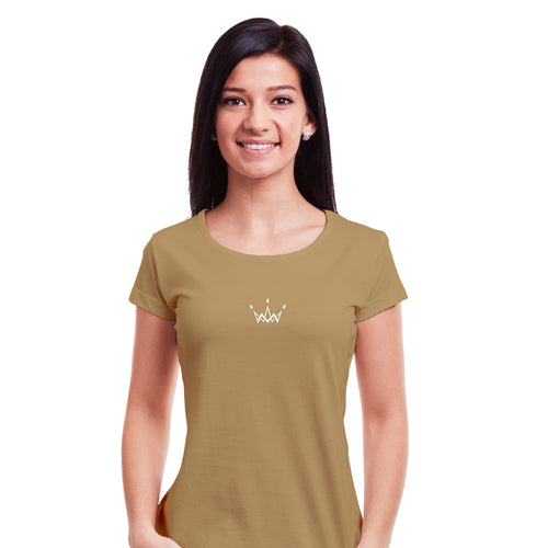 "CROWN", Women Half Sleeve T-shirt - FHMax.com