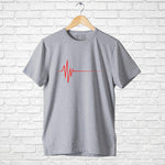 "HEARTBEAT", Men's Half Sleeve T-shirt - FHMax.com