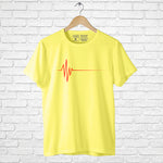 "HEARTBEAT", Men's Half Sleeve T-shirt - FHMax.com