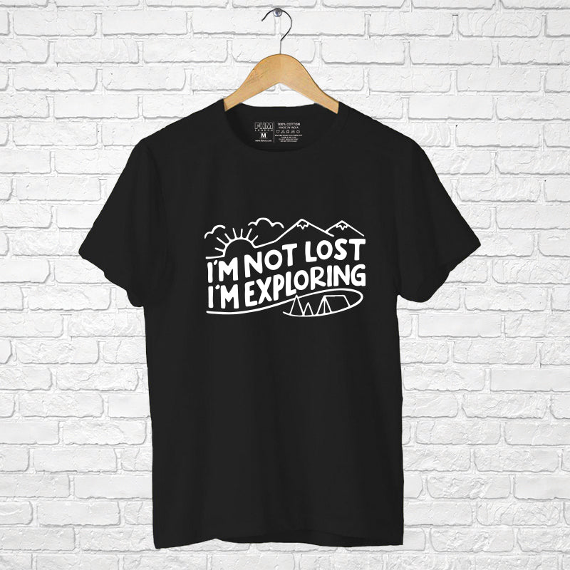"I'M NOT LOST, I'M EXPLORING", Boyfriend Women T-shirt - FHMax.com