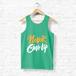 "NEVER GIVE UP", Men's vest - FHMax.com