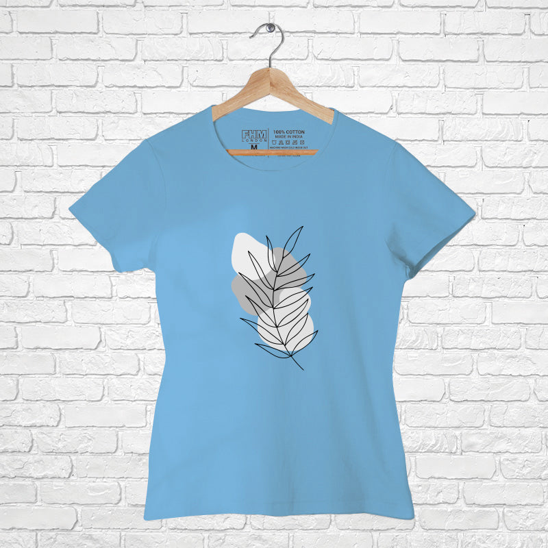 "PLANT LEAF", Women Half Sleeve T-shirt - FHMax.com