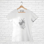 "PLANT LEAF", Women Half Sleeve T-shirt - FHMax.com