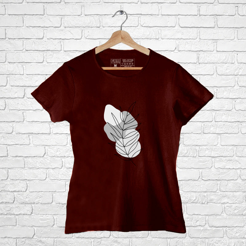 "PLANT LEAF", Women Half Sleeve T-shirt - FHMax.com