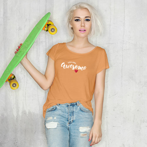"YOU ARE AWESOME", Women Half Sleeve T-shirt - FHMax.com