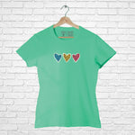 3 Hearts, Women Half Sleeve Tshirt - FHMax.com