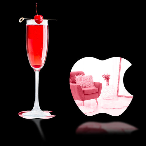 Apple, Acrylic Mirror Coaster (2+ MM) - FHMax.com