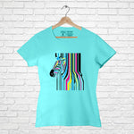 "ZEBRA", Women Half Sleeve T-shirt - FHMax.com