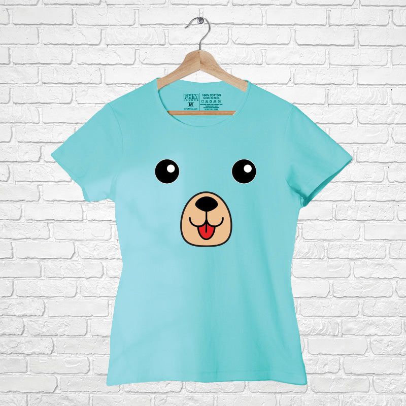 Puppy face, Women Half Sleeve T-shirt - FHMax.com