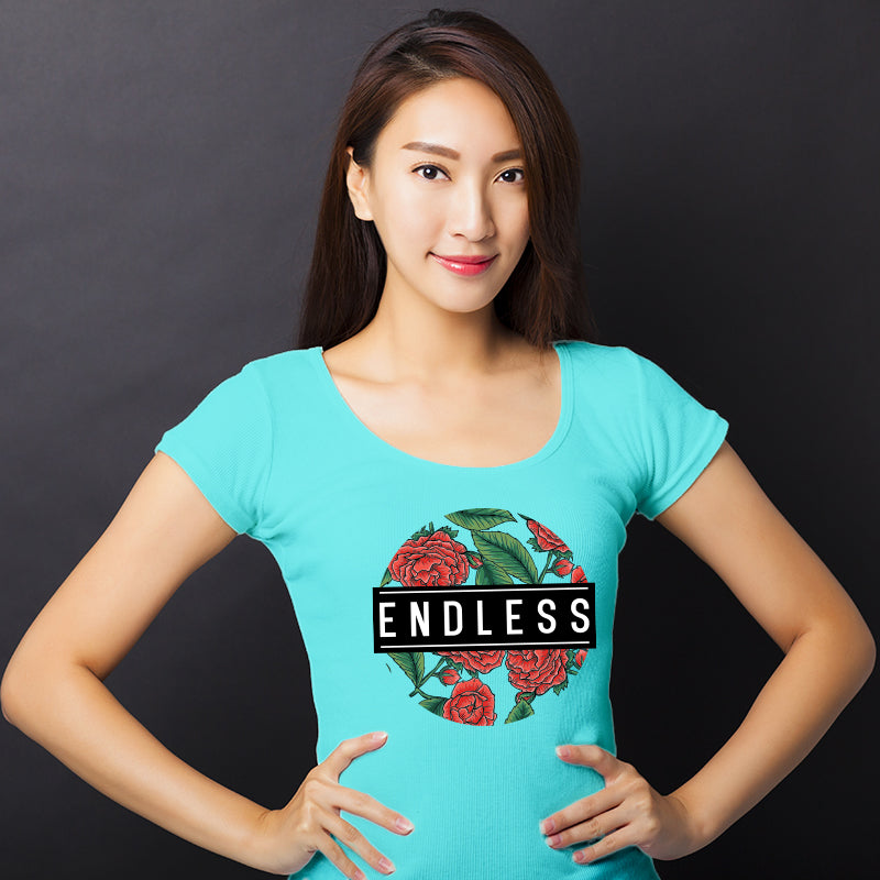 "ENDLESS", Women Half Sleeve T-shirt - FHMax.com