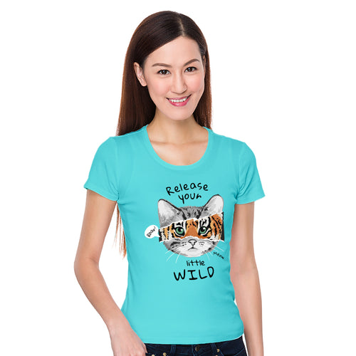 Release your little wild, Women Half Sleeve T-shirt - FHMax.com