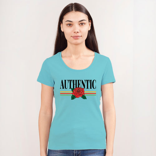 Authentic, Women Half Sleeve T-shirt - FHMax.com