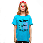 Just Enjoy, Boyfriend Women T-shirt - FHMax.com