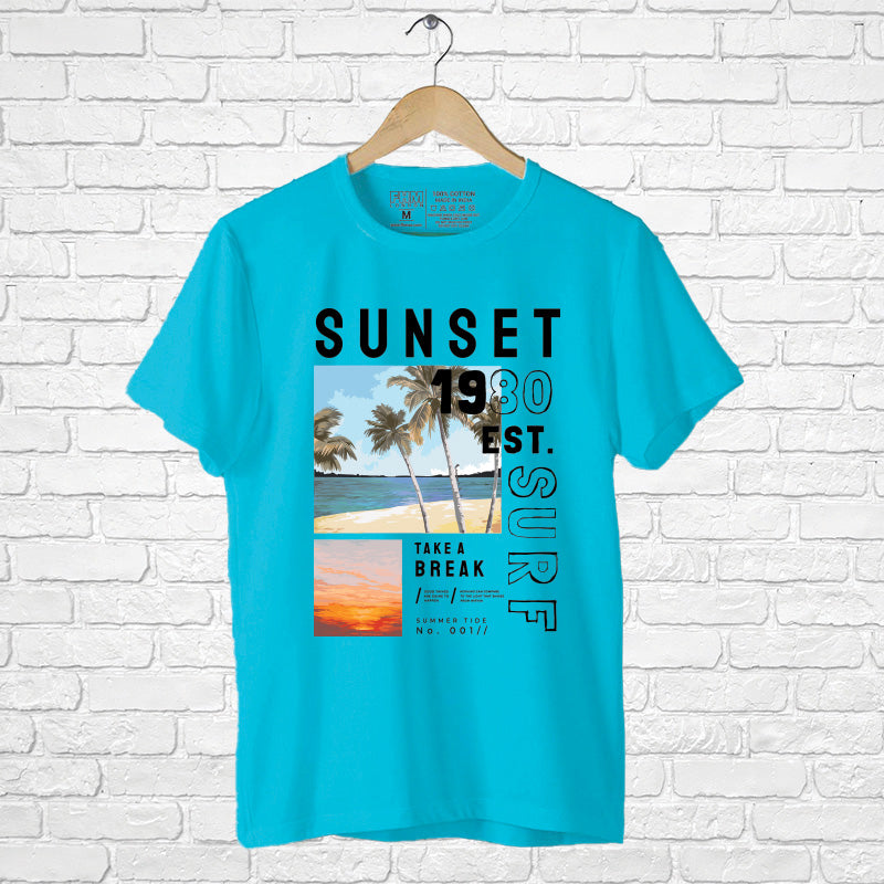 "SUNSET", Men's Half Sleeve T-shirt - FHMax.com