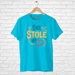 "SHE STOLE MY HEART", Men's Half Sleeve T-shirt - FHMax.com