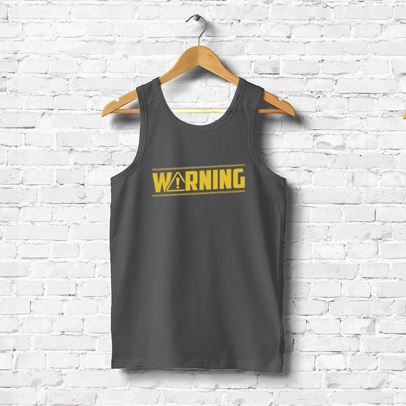 "WARNING", Men's vest - FHMax.com