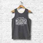 "TOUCH ME AND YOUR FIRST BOXING LESSON HERE", Men's vest - FHMax.com