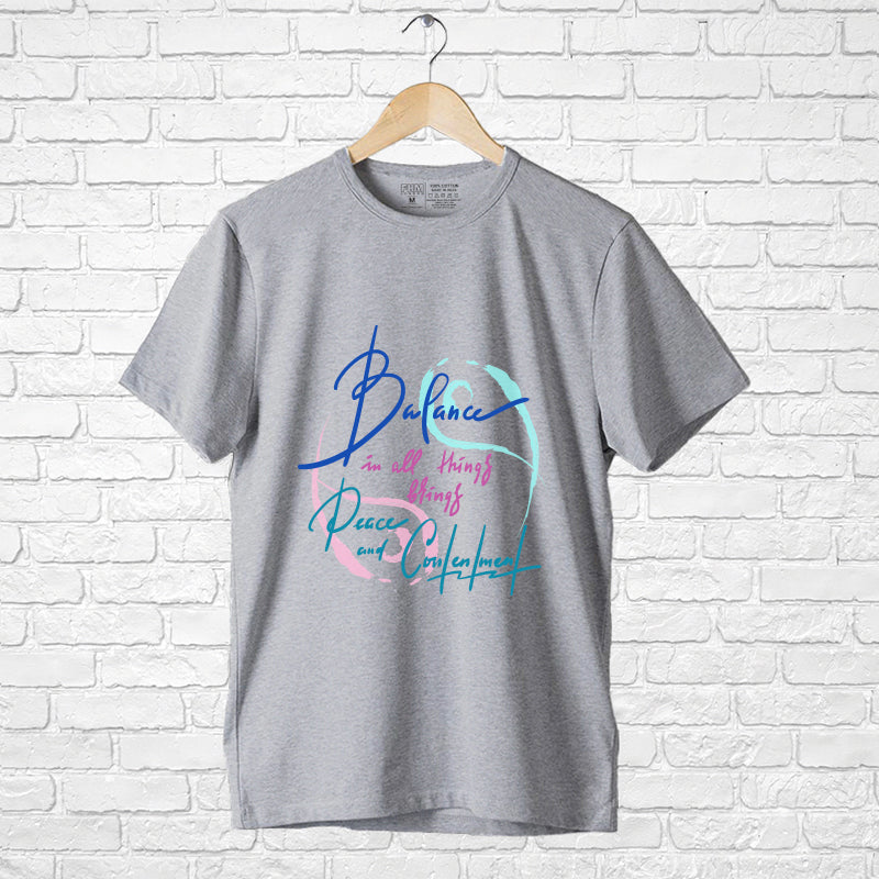 "BALANCE IN ALL THINGS....", Boyfriend Women T-shirt - FHMax.com