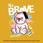 "BE BRAVE", Women Half Sleeve T-shirt - FHMax.com