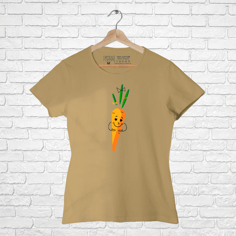 Carrot, Women Half Sleeve T-shirt - FHMax.com