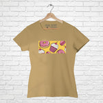 "CUP CAKES & DONUTS", Women Half Sleeve T-shirt - FHMax.com