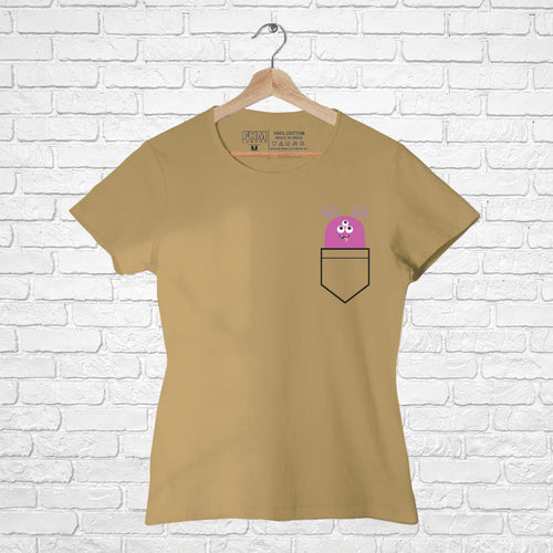 Side Pocket, Women Half Sleeve Tshirt - FHMax.com