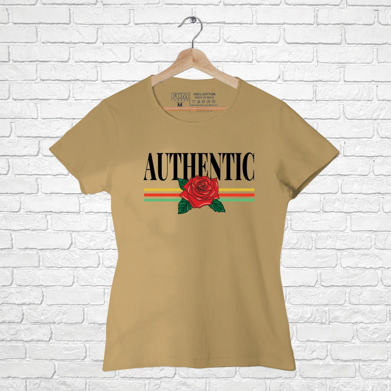 Authentic, Women Half Sleeve T-shirt - FHMax.com