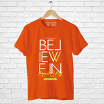 "BELIEVE IN YOURSELF", Men's Half Sleeve T-shirt - FHMax.com