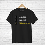 Aastik, Nastik, Sarcastic, Men's Half Sleeve Tshirt - FHMax.com