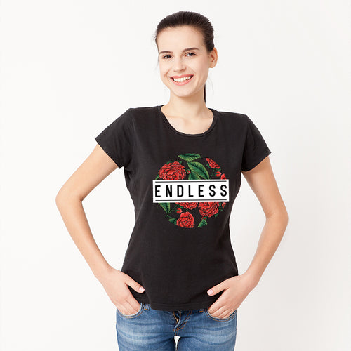 "ENDLESS", Women Half Sleeve T-shirt - FHMax.com