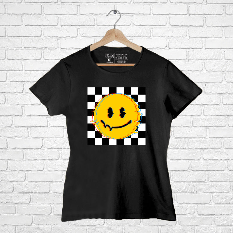 "SMILE", Women Half Sleeve T-shirt - FHMax.com