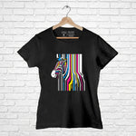 "ZEBRA", Women Half Sleeve T-shirt - FHMax.com