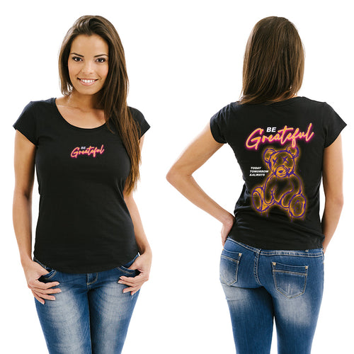 Be Grateful, Women Half Sleeve T-shirt - FHMax.com